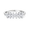 Moissanite S925 Sterling Silver Ring Niche Advanced Sense