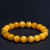 Natural Jadified Golden Tigerite Ball Bracelet