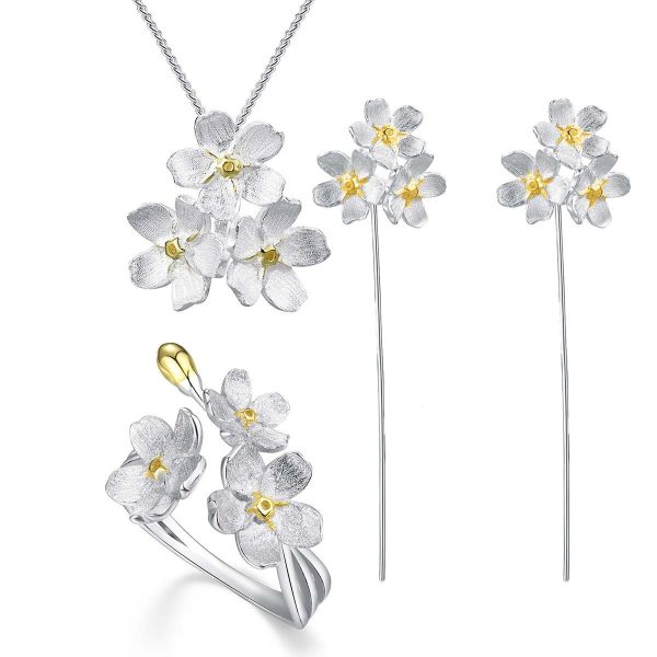 c6a3169e-7288-4cdd-8fc8-91757d77c659.jpg Myosotis Sylvatica Sterling Silver Pastoral Style Hand-designed Decorations