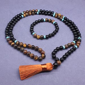 Fashion Beads Natural Agate Tigereye Ornament