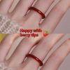 White Tea Qinghuan Colored Glaze Ring