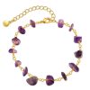 Irregular Natural Gravel Niche Turquoise Bracelet