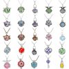 Multicolor Aromatherapy Ball Pendant Necklace Alloy