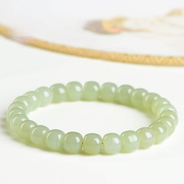 Fashion Personality Natural Hetian Jade Water Bracelet