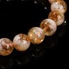 Natural Snowflake Yellow Tower Crystal Honey Milk-in-water Bracelet
