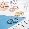 Super Fairy Zircon Circle Ear Clip