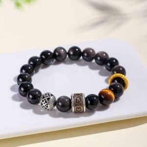 Black Handmade Stone Handmade Bracelet