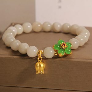 Niche Design Sweet Flowers Bracelet Light Luxury