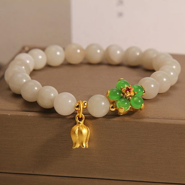 Niche Design Sweet Flowers Bracelet Light Luxury