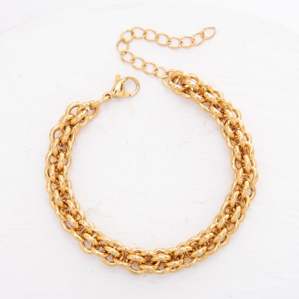 Thick Type Titanium Steel Bracelet Personality High Sense