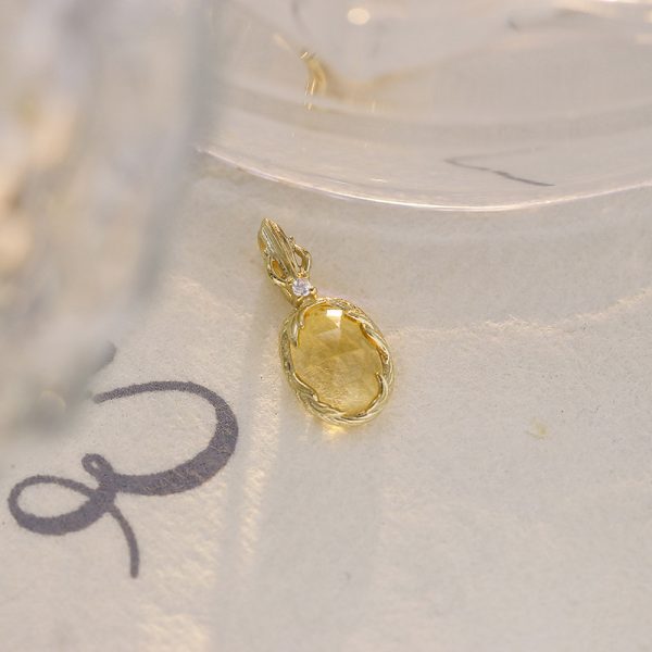 Story Citrine Ring Refreshing Stylish Sterling Silver