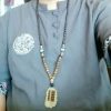Retro Ethnic Sweater Chain Long Wooden Pendant