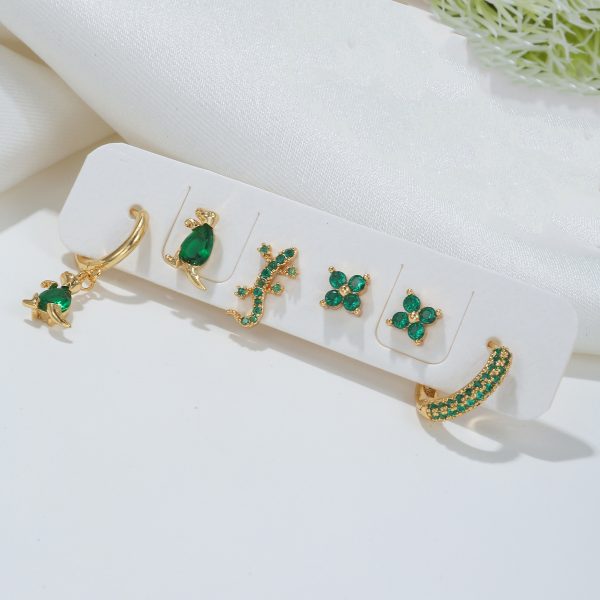 Fashion Micro Set Zircon Dinosaur Animal Jewelry
