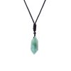Raw Crystal Energy Stone Jewelry Pendant Necklace