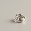 S925 Sterling Silver Vintage Weave Ring For Women