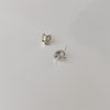 Women's Metal Three-layer Small Circle Ear Studs