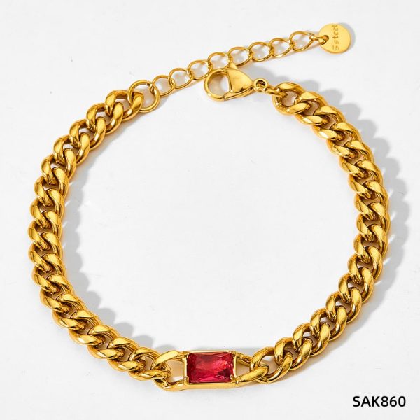 Stainless Steel Fashionable European And American Bracelet For Women