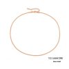 Women's Long Stainless Steel Necklace Simple Couple