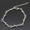 Cuban Link Chain Men Punk Knotted Bracelet Necklace