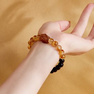 Fashion Personality Natural Obsidian Bracelet Women