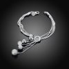 Fashion Jewelry Small O Hanging Sand Light Bead Bracelet