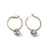 Retro Large Circle Earrings Temperament And High-end