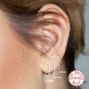 Sterling Silver Glossy Ear Ring Combination Set Fashionmonger Earrings