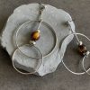 Original Freshwater Pearl Tiger Eye Clavicle Chain Natural Stone Beaded Necklace