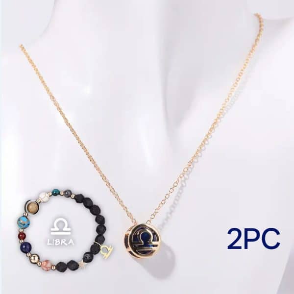 Natural Stone Beaded Necklace Set
