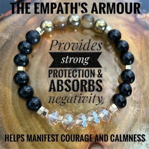 Natural Stone Punk Metallic Beaded Bracelet