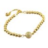 Copper Bracelet With Zircon Arabic Style Exquisite Daily Ornament Jewelry Accessories