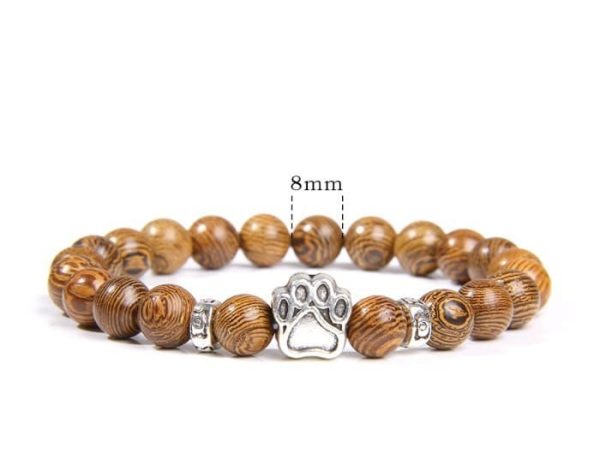 8mm Wooden Bead Turquoise Yoga Bracelet DIY Agate