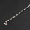 Retro Titanium Steel Circle Round Buckle O-shaped Bracelet