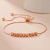 Fashion All-match Pull Bracelet 9 Lucky Beads Box Chain