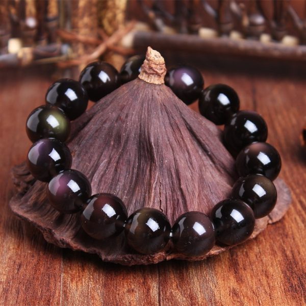 Crystal Natural Icy Obsidian Pi Xiu Bracelet