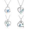 Love Turtle Animal Light Luxury Temperament Gorgeous Full Diamond Necklace