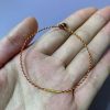 Two-tone Four-strand Braid Dorje Knot Ultra-fine Bracelet