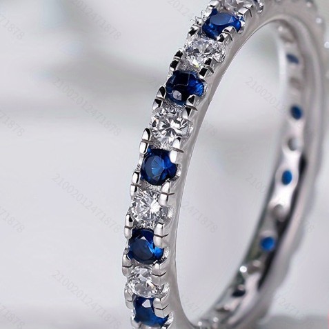 Row Zirconium Twin Index Finger Ring