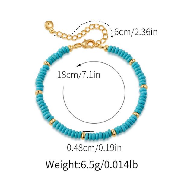 Women's All-match Crystal Beaded Design Bracelet