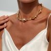 Personalized Trendy Shaped Pearl Necklace For Women