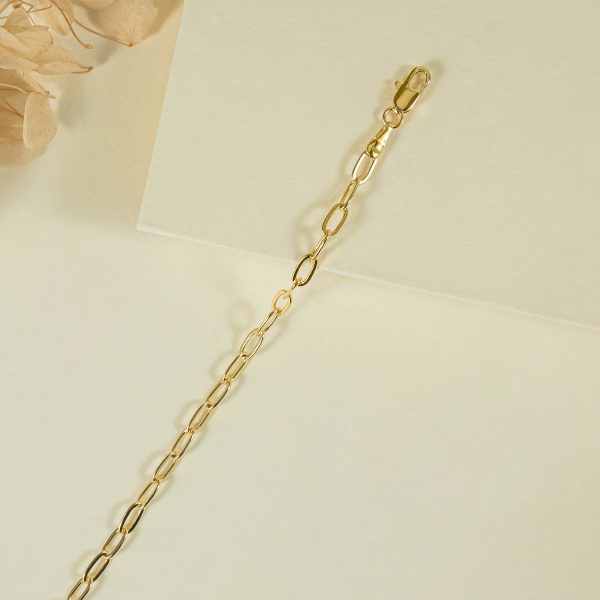 Women's Fashion Hollowed-out Thick Chain Bracelet