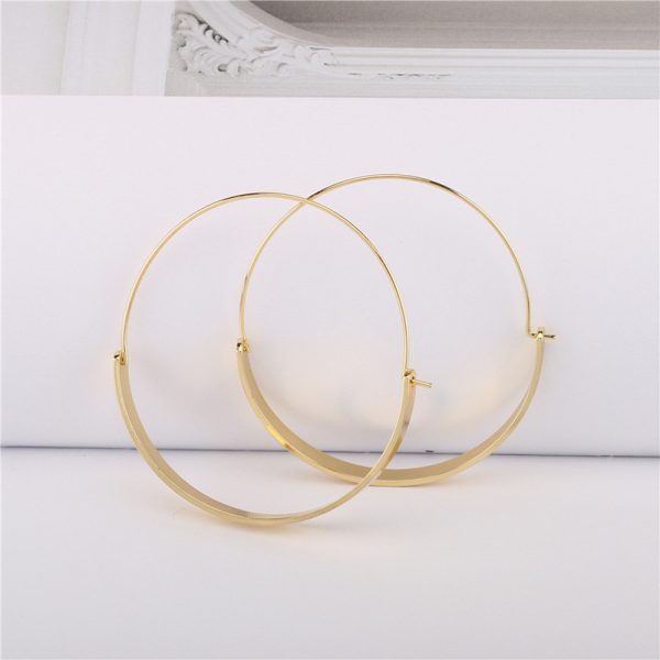 cd518635-2eb5-47a6-b830-155fbccc223e.jpg Large Round Circle Ear Earring Metal Copper Earring
