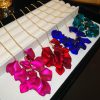European And American Simple Petal Flower Tassel Clavicle Item