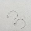 Female Dignified Sense Of Design Semi-circle Earrings