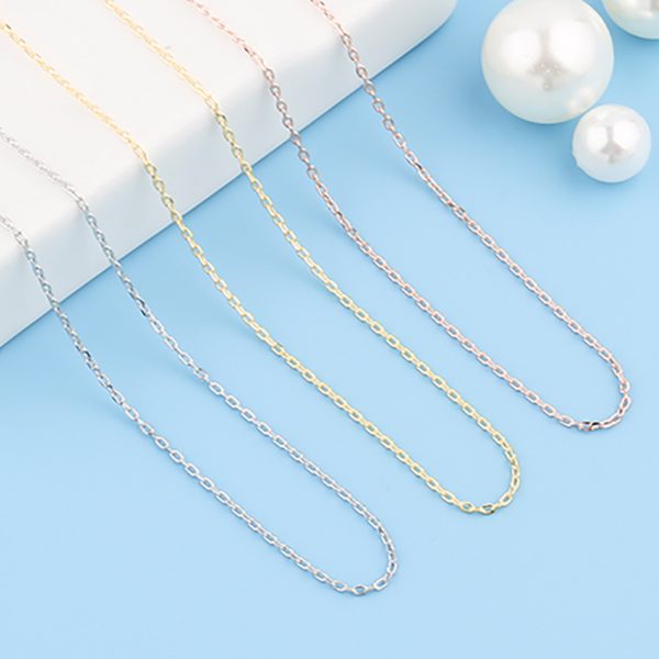 Stainless Steel DIY Titanium Steel Simple Necklace Adjustable