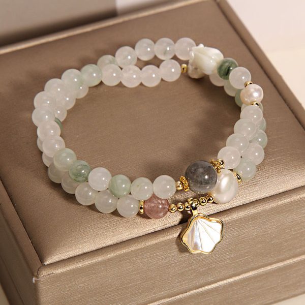 Tianshan Emerald Green Crystal Bracelet Artistic