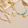Sun Cherry Love Heart Multi-element Accessories Stainless Steel Necklace