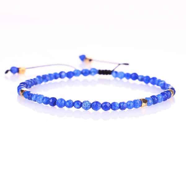 Hand Woven Stone Bead Bracelet