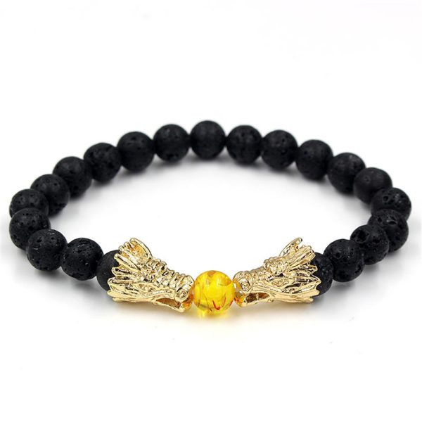 Jewelry Fashion Simple Volcanic Stone White Turquoise