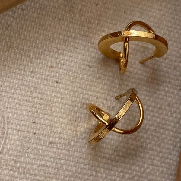 Women's Circle Earrings French Style High Sense Of Korean Temperament